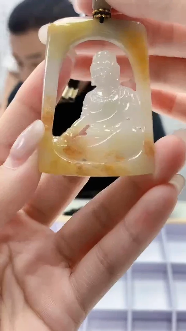 定制翡翠未镶嵌4898lr-毛货挂件8