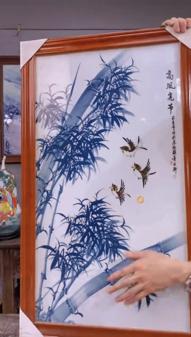 吴义松陶瓷联盟手绘陶瓷编码：5327