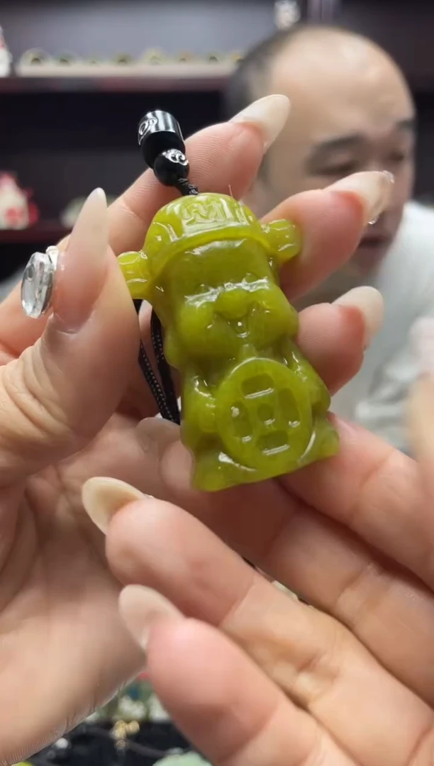 未镶嵌岫玉吊坠多样性发*货拍一发一