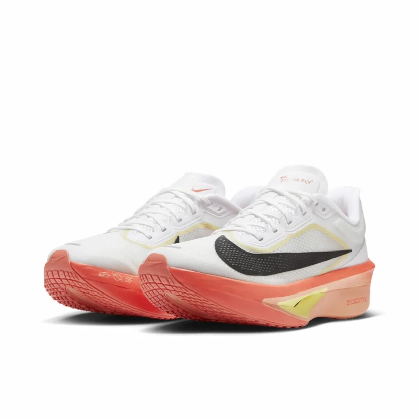 NIKE/耐克白橙色男子ZoomFly6舒适耐用低帮跑步鞋 IB6657108