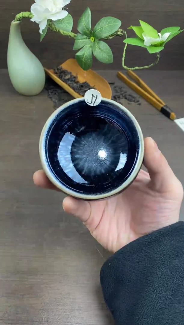 茶盏全手工原矿原釉建盏