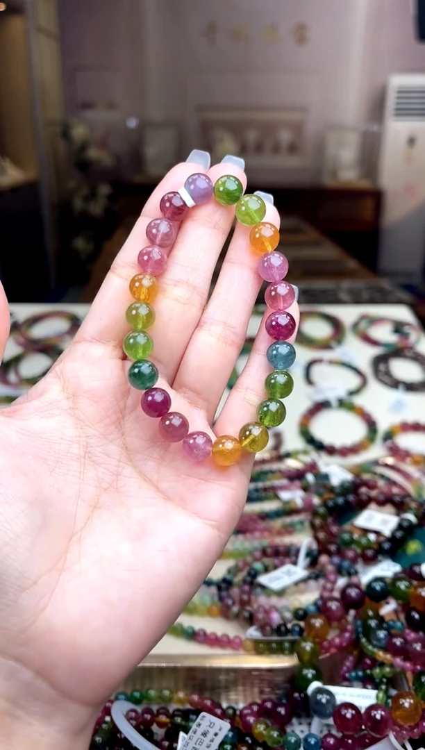 【闪购商品】碧玺/未镶嵌8mm+碧玺单圈多样性发货