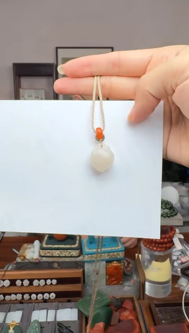 未镶嵌和田玉挂件3662-多样性发其一