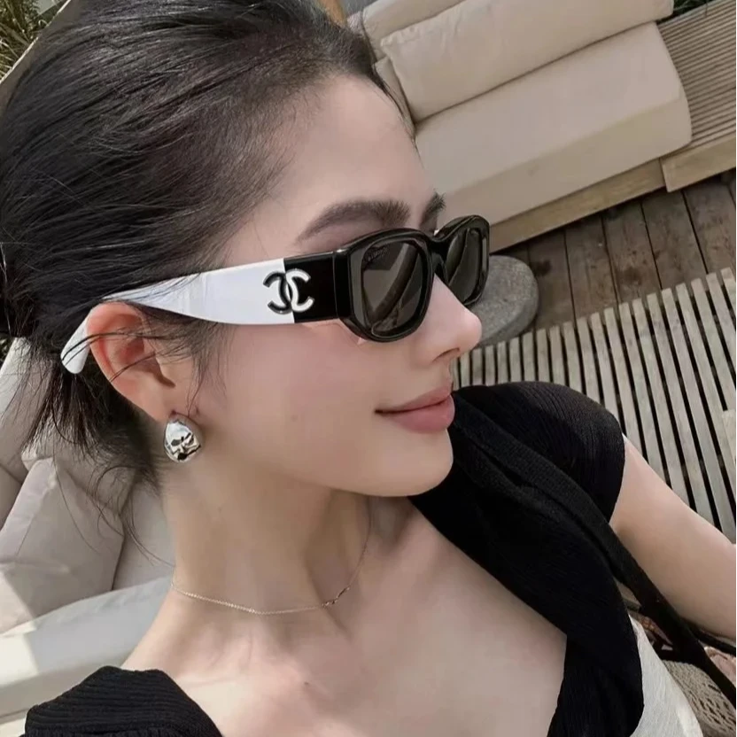 未使用 Chanel/香奈儿 徽标太阳镜