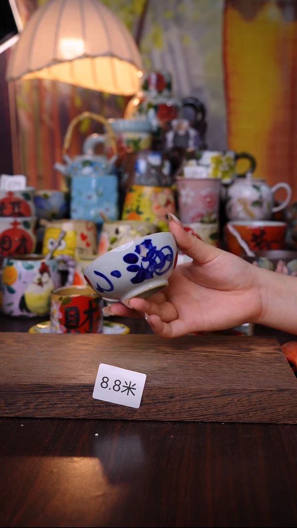杯子泥垚手作 景德镇手工手绘陶瓷器物