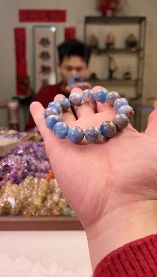 【闪购商品】海蓝宝石手串未镶嵌15.5岛屿海蓝宝手串