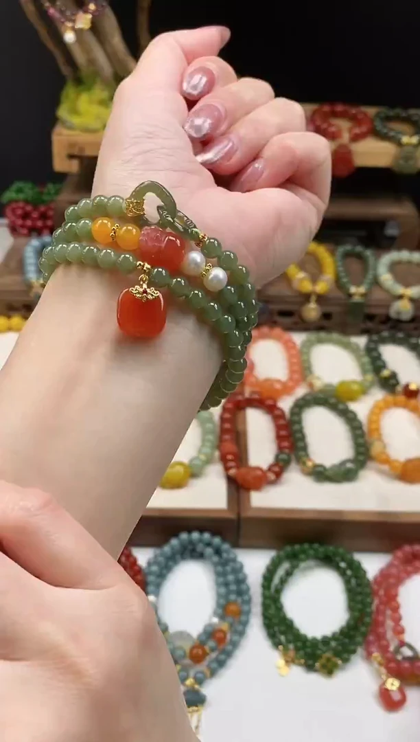 未镶嵌和田玉手饰3圈