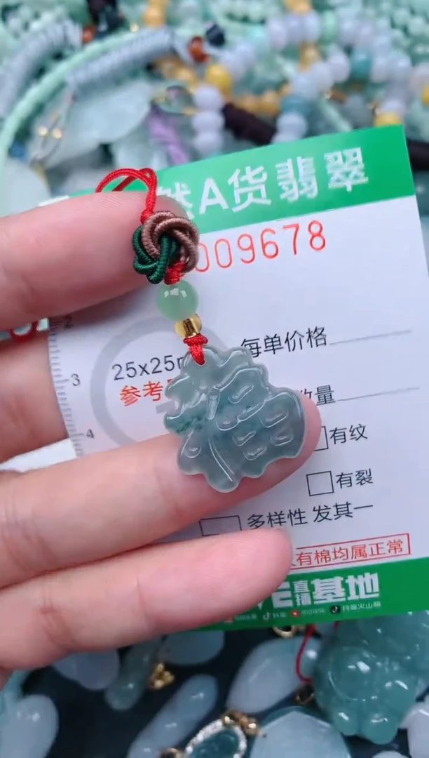 翡翠未镶嵌颈饰.0009678