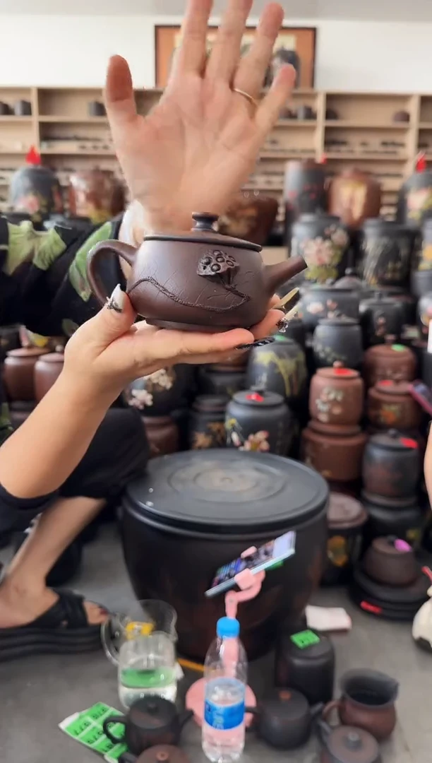 瑕疵无礼盒 菩提纹莲蓬汉瓦 856