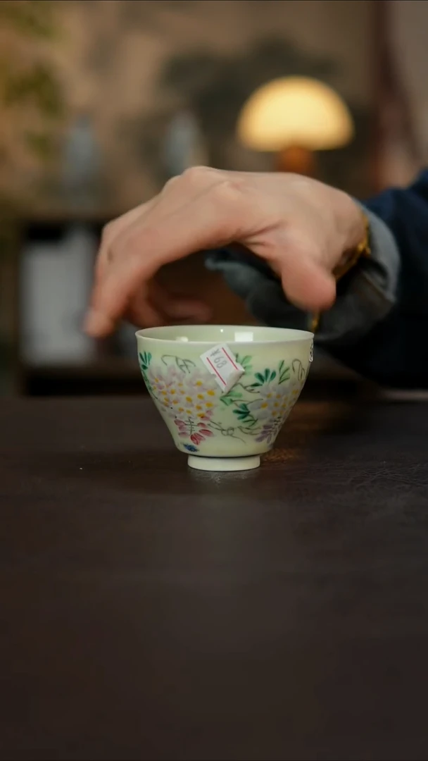 杯景德镇陶瓷杯碗柴烧多人