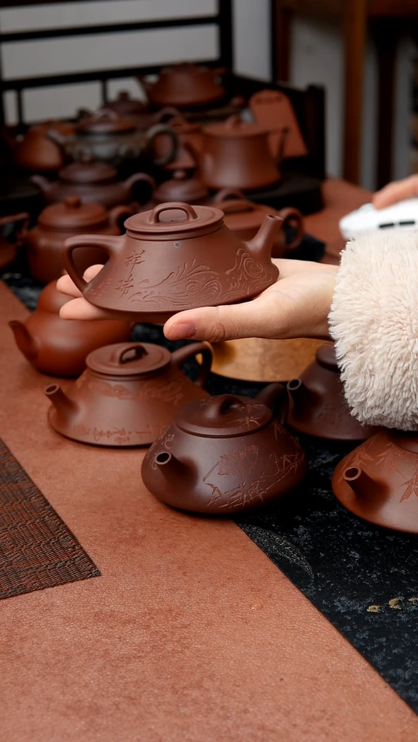 茶壶紫砂微瑕铁质闲瓢