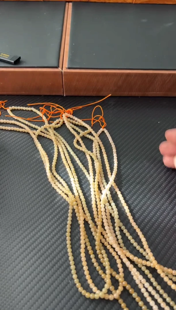 项链未镶嵌和田玉且末金山微色差卡4多样性发货拍一发一