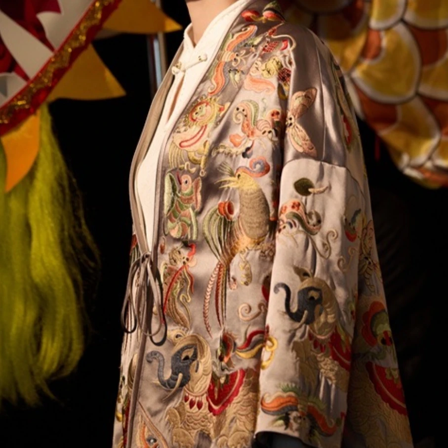 【百鸟齐鸣】新中式重工刺绣外套2024B0055—林林