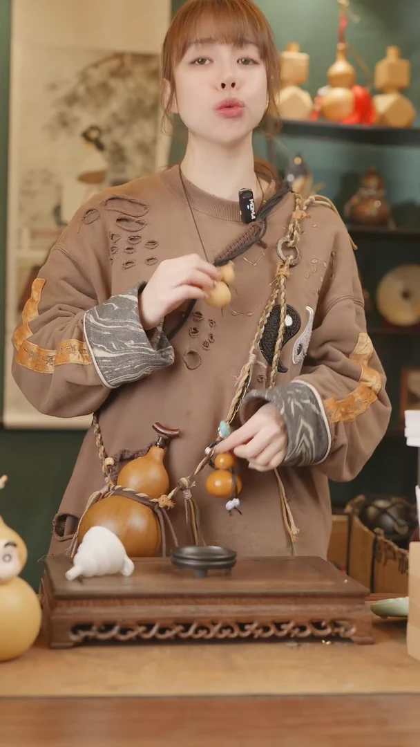 【闪购商品】230号精品天然大漆工艺防渗内胆酒葫芦~