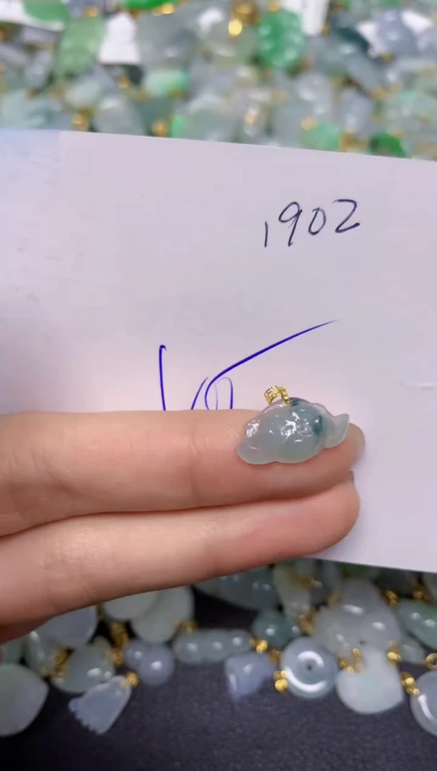 【闪购商品】翡翠颈饰18K金镶嵌 天然翡翠A货