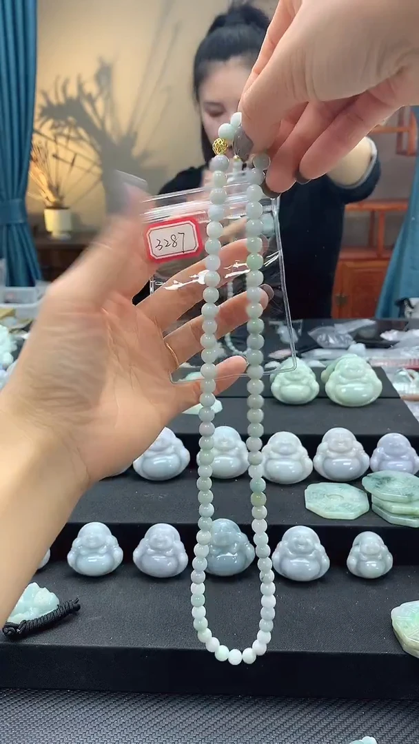 颈饰未镶嵌翡翠珠链3287 多样性发一件