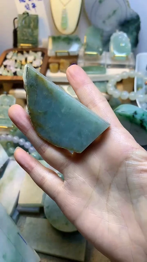 未镶嵌挂件翡翠 缅甸A货翡翠，没有运费险