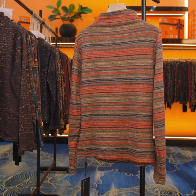 【杨杨】2025秋冬新款德绒半高领印花T恤 0248-44