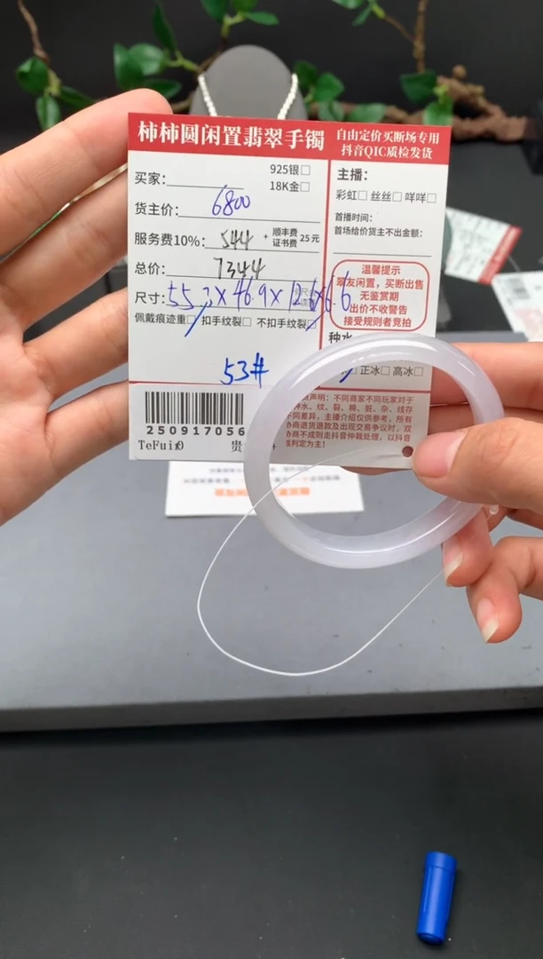 未镶嵌手镯翡翠姐姐250917056