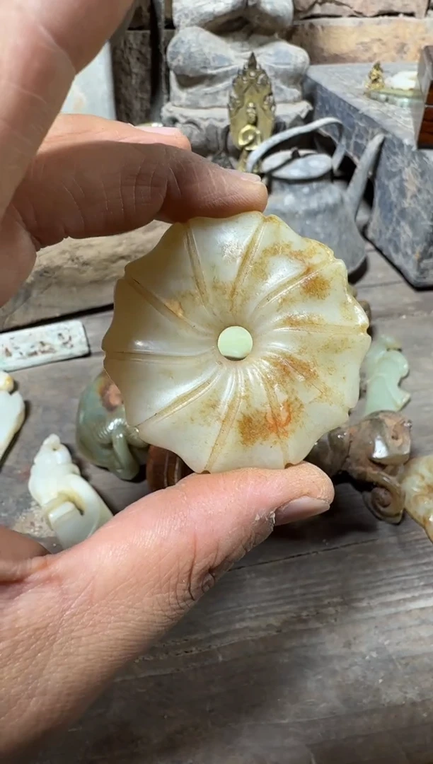 未镶嵌岫岩河磨玉（透闪石质玉）挂件玉器555555