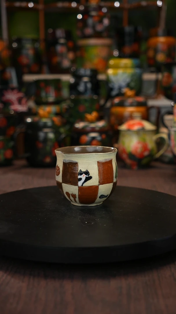 油画手绘 釉下彩