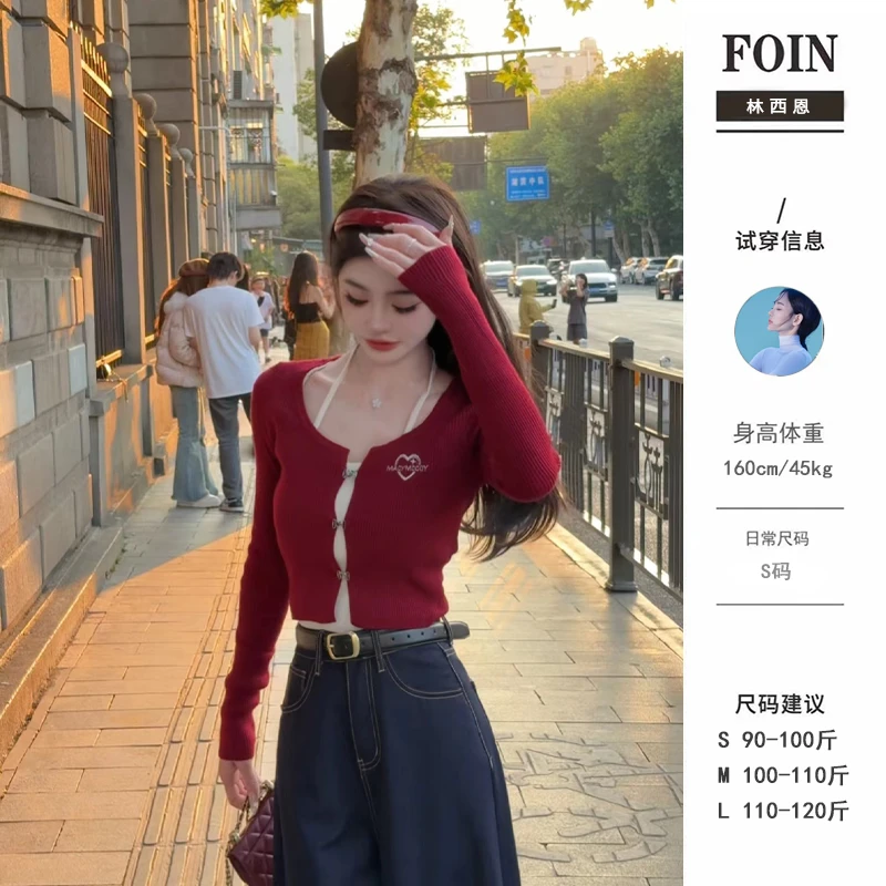 洋洋●【女神降临】假两件针织衫预JJQ4ZZS4403