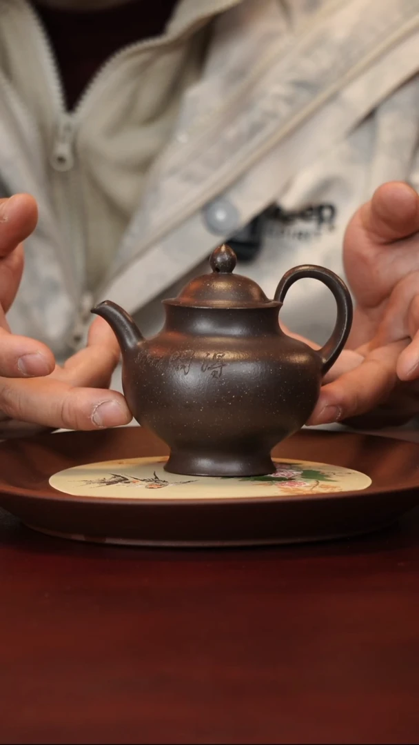 茶壶紫砂原矿高端紫砂--宫灯