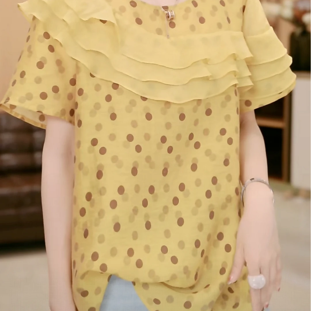 时尚减龄气质百搭女士2025年夏季新款显瘦宽松修身百搭短袖款T恤