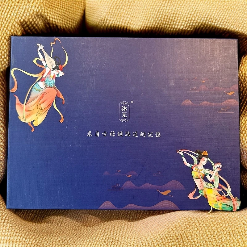 铜制九色鹿四件套精装套尺 甘肃文创 伴手礼 精美 送好友