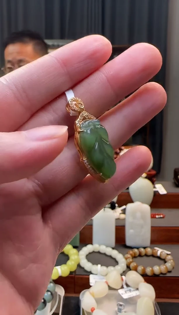 吊坠(不含链)合金和田玉挂件