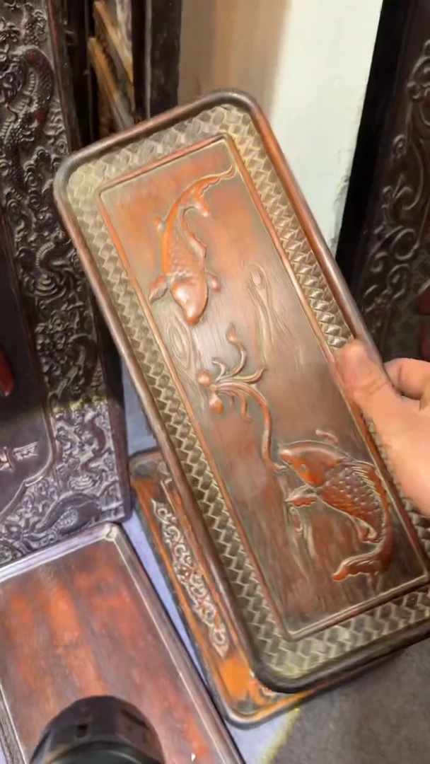 【闪购商品】非洲紫檀（红花梨）赏盘