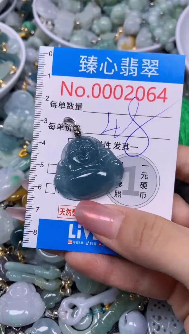 【闪购商品】翡翠颈饰未镶嵌含绳0002064