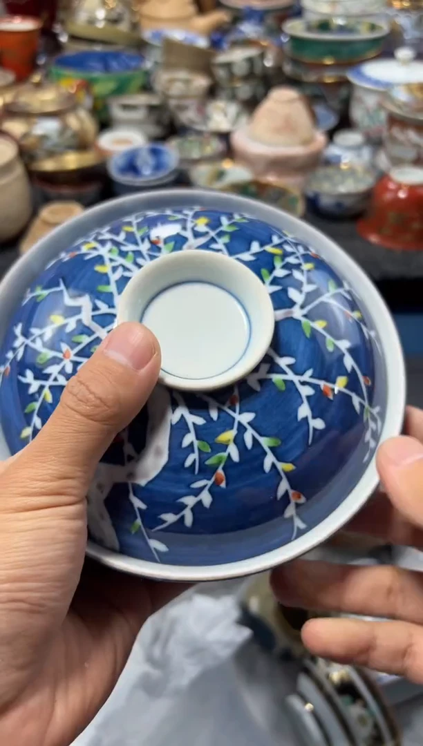 瓷片大****2夏目海外回流瓷器中古品。