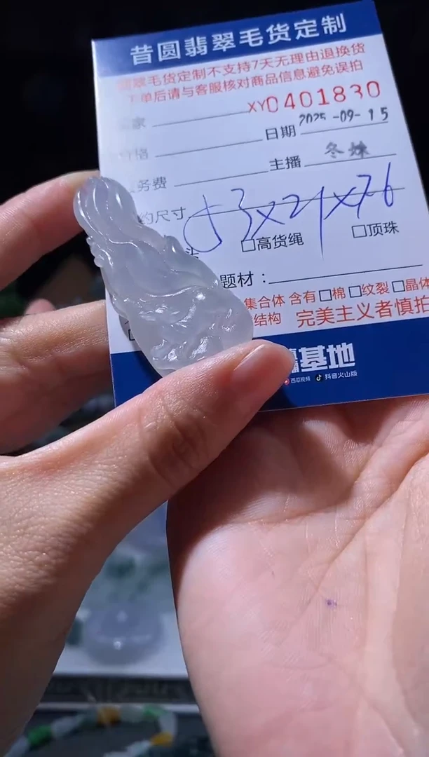 未镶嵌定制翡翠龙*生翡翠401830