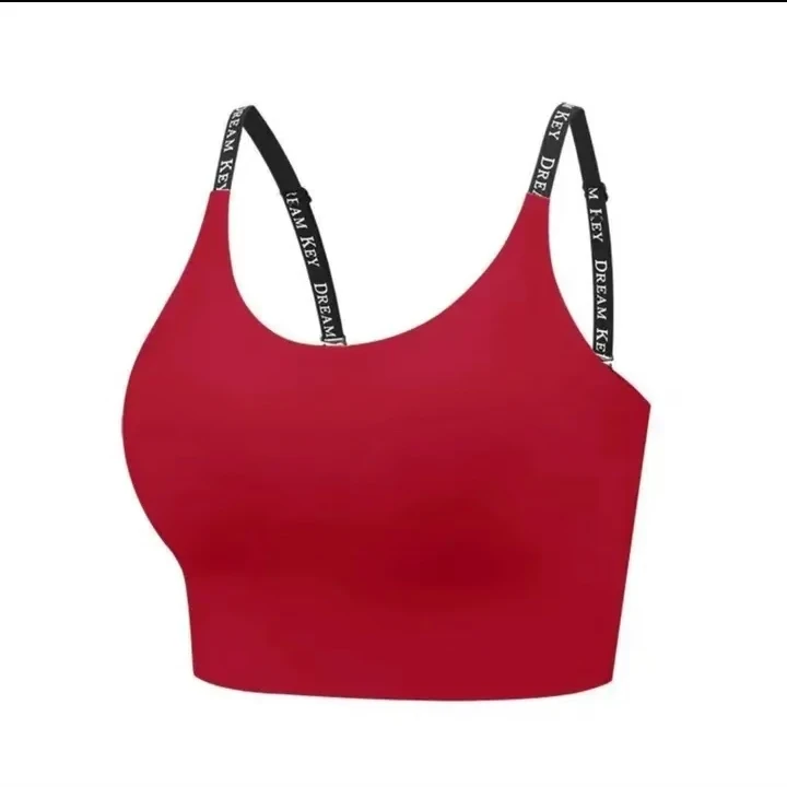 果冻胶条透气健身衣美背瑜伽健身服防震时尚