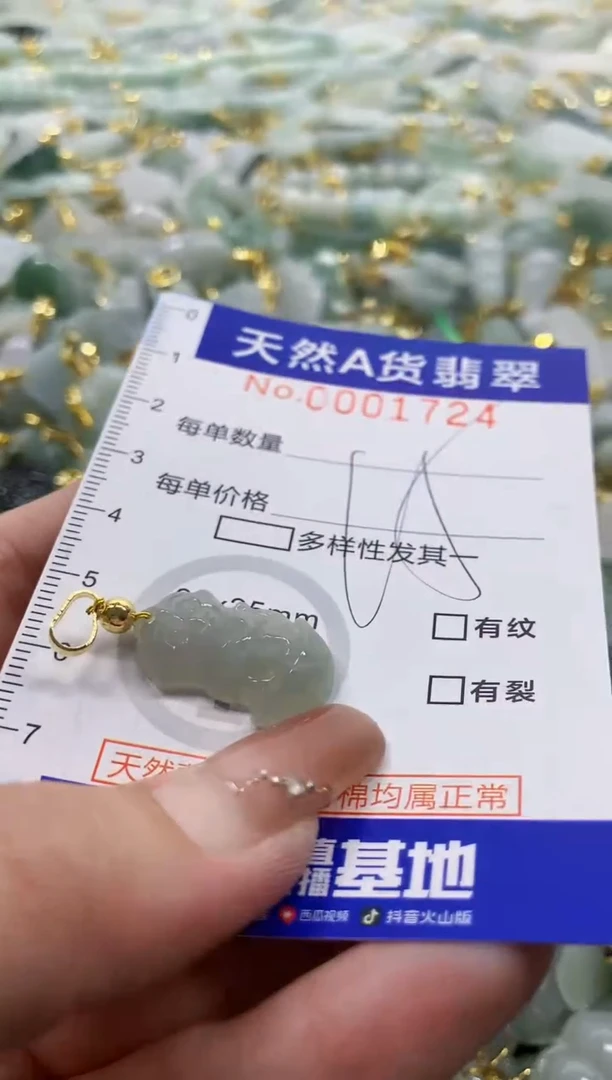 颈饰未镶嵌翡翠天然A货翡翠