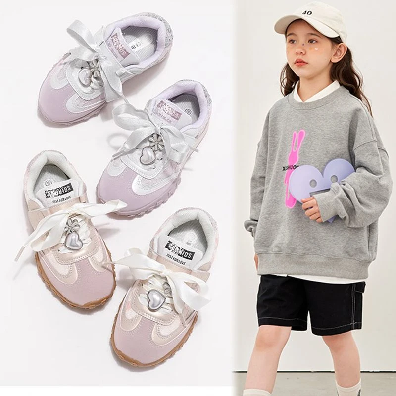 儿童运动鞋2025春秋新款女童阿甘鞋男童中大童软底休闲跑步鞋子潮