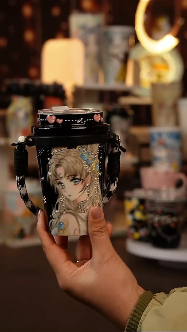 (玉泥）景德镇手工手绘文创陶瓷杯