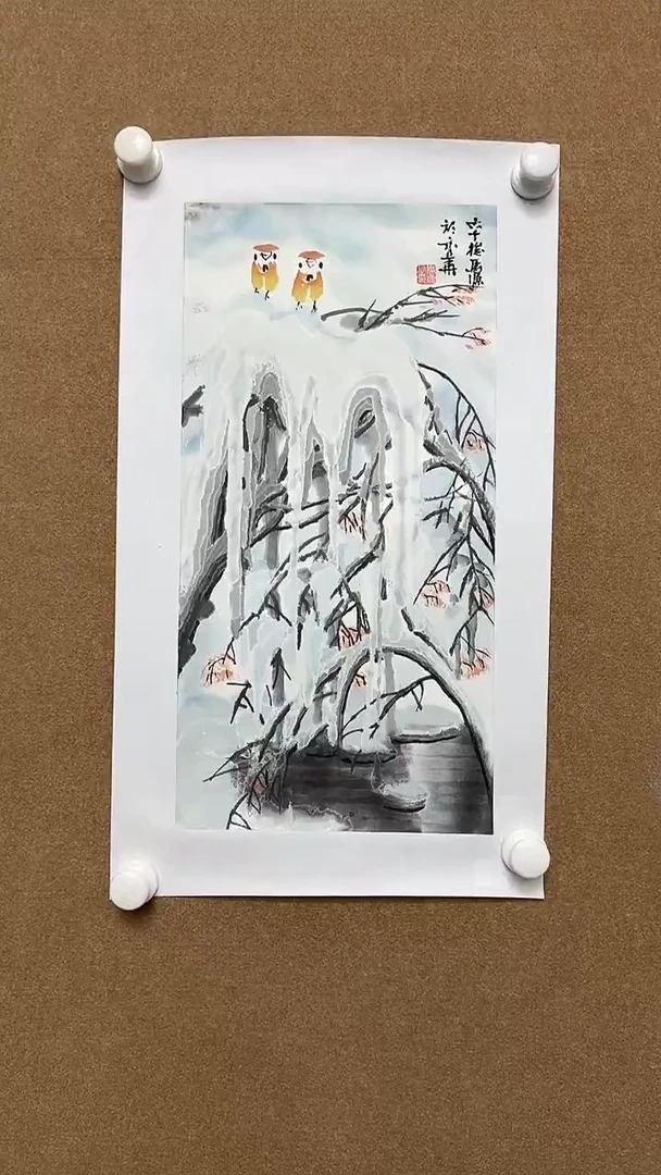 国画鹏家画局手绘精品914