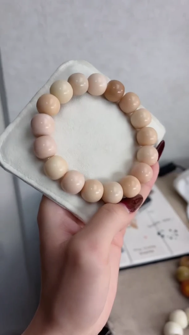 【闪购商品】菩提根/象牙果手串e42干磨桶珠13*14瑕疵不补