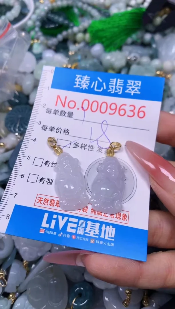 【闪购商品】翡翠颈饰未镶嵌含绳0009636
