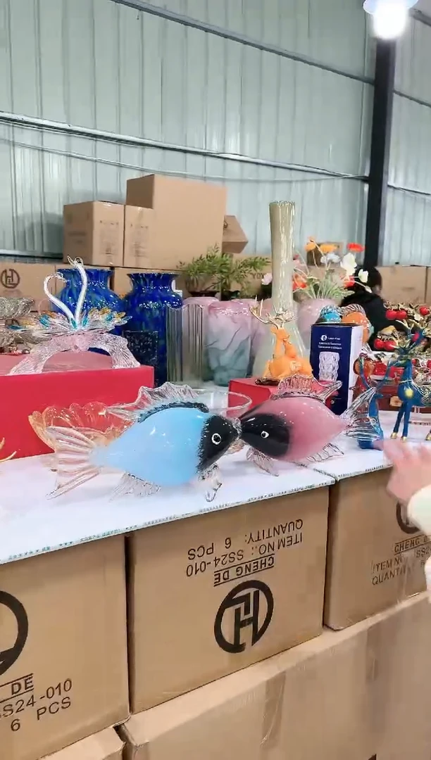 【闪购商品】无铅玻璃YOYO花器G-28早一对