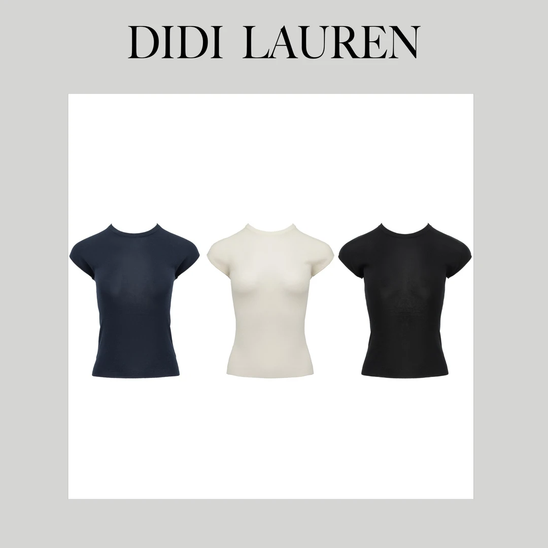DIDI LAUREN“初梦”极简设计感天丝针织短袖