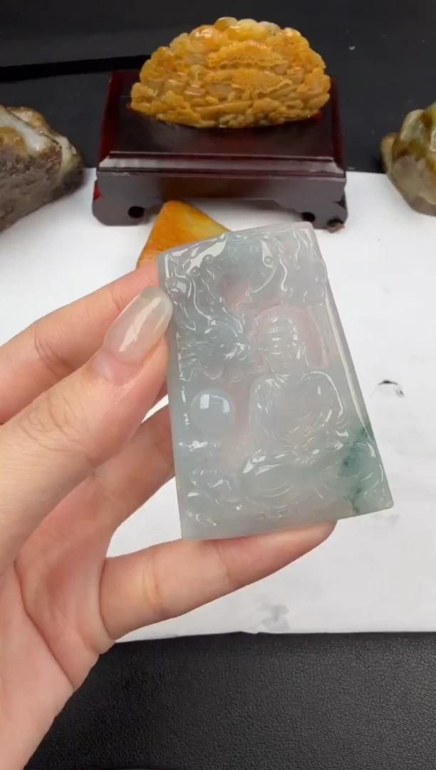 吊坠(不含链)未镶嵌翡翠翡翠饰品-119