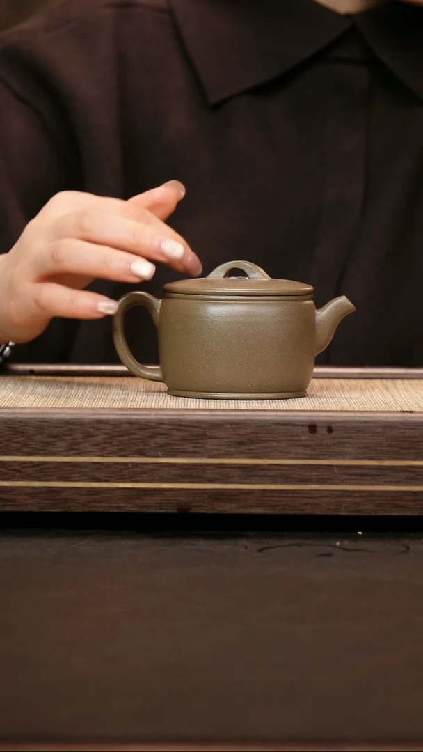 茶壶紫砂青段 汉瓦