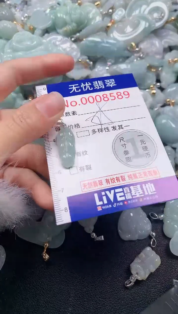 颈饰未镶嵌翡翠8589