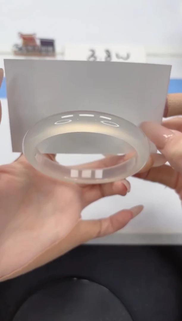 【闪购商品】石英质玉手镯未镶嵌A349-60.8