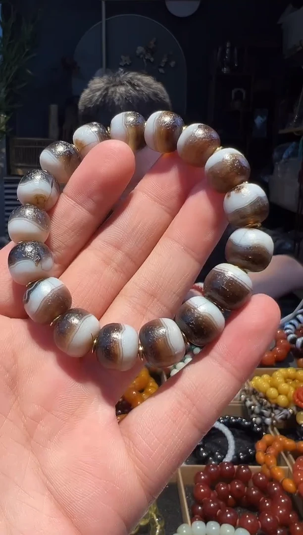 【闪购商品】玛瑙/玉髓手串未镶嵌一线药师