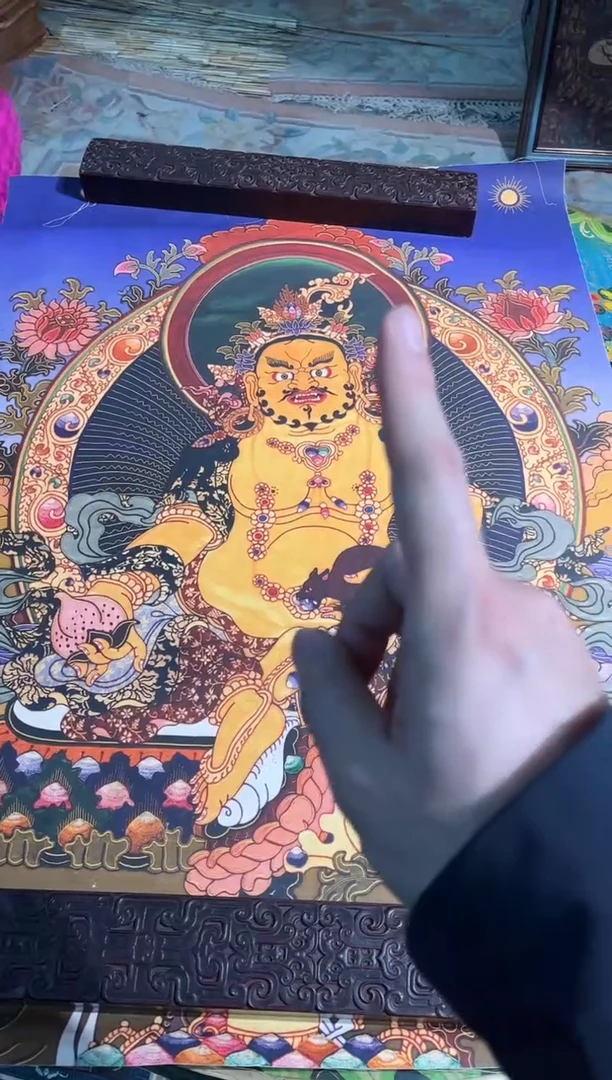 卷轴画路路的唐卡tk160