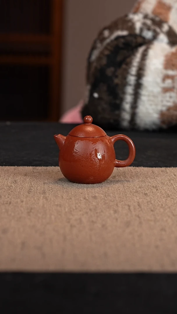 【闪购商品】紫砂茶壶朱泥龙蛋壶